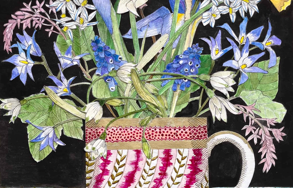 March flowers in a Sevres cup, 1782