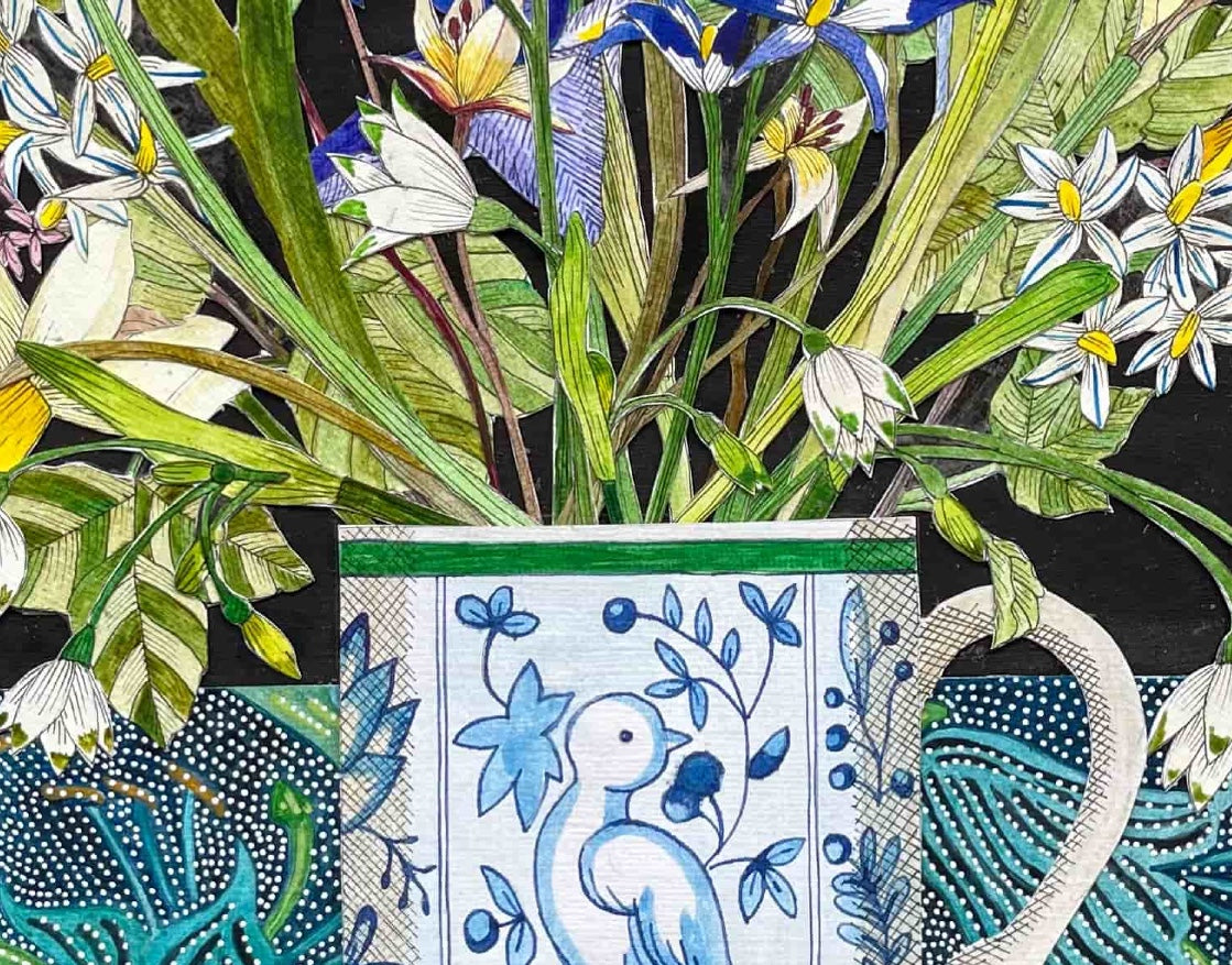 March flowers in a Villeroy & Boch Cordoba mug